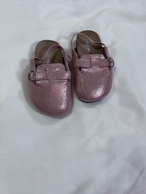 Old Navy Shimmer Pink Girls' Slip-On Moccasins